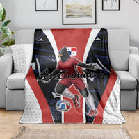 Panama Soccer Harpy Eagle Blanket Los Canaleros Football Mascot Fan