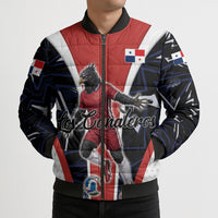 Personalized Panama Soccer Harpy Eagle Bomber Puffer Jacket Los Canaleros Football Mascot Fan