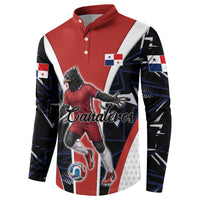 Personalized Panama Soccer Harpy Eagle Button Sweatshirt Los Canaleros Football Mascot Fan