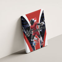 Panama Soccer Harpy Eagle Canvas Wall Art Los Canaleros Football Mascot Fan