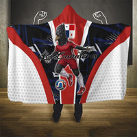 Panama Soccer Harpy Eagle Hooded Blanket Los Canaleros Football Mascot Fan