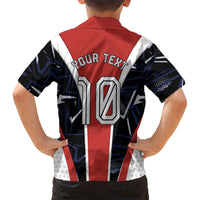 Personalized Panama Soccer Harpy Eagle Kid Hawaiian Shirt Los Canaleros Football Mascot Fan