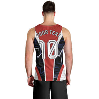 Personalized Panama Soccer Harpy Eagle Men Tank Top Los Canaleros Football Mascot Fan