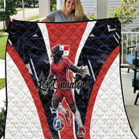 Panama Soccer Harpy Eagle Quilt Los Canaleros Football Mascot Fan