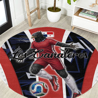 Panama Soccer Harpy Eagle Round Carpet Los Canaleros Football Mascot Fan