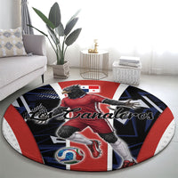 Panama Soccer Harpy Eagle Round Carpet Los Canaleros Football Mascot Fan