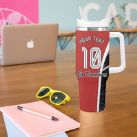 Personalized Panama Soccer Harpy Eagle Tumbler With Handle Los Canaleros Football Mascot Fan