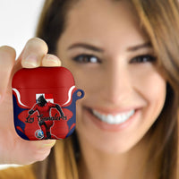 Panama Soccer Los Canaleros AirPods Case Football Harpy Eagle Mascot