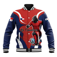 Personalized Panama Soccer Los Canaleros Baseball Jacket Football Harpy Eagle Mascot