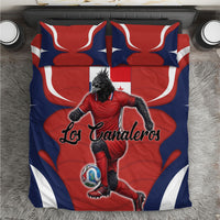 Panama Soccer Los Canaleros Bedding Set Football Harpy Eagle Mascot