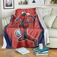 Panama Soccer Los Canaleros Blanket Football Harpy Eagle Mascot