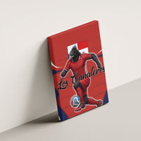 Panama Soccer Los Canaleros Canvas Wall Art Football Harpy Eagle Mascot