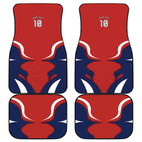 Personalized Panama Soccer Los Canaleros Car Mats Football Harpy Eagle Mascot