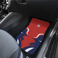 Personalized Panama Soccer Los Canaleros Car Mats Football Harpy Eagle Mascot