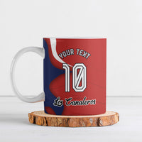Personalized Panama Soccer Los Canaleros Ceramic Mug Football Harpy Eagle Mascot