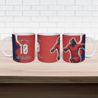 Personalized Panama Soccer Los Canaleros Ceramic Mug Football Harpy Eagle Mascot