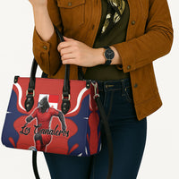 Panama Soccer Los Canaleros Leather Bag Football Harpy Eagle Mascot