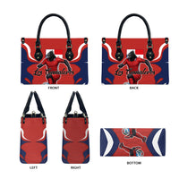 Panama Soccer Los Canaleros Leather Bag Football Harpy Eagle Mascot
