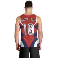 Personalized Panama Soccer Los Canaleros Men Tank Top Football Harpy Eagle Mascot
