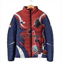 Personalized Panama Soccer Los Canaleros Padded Jacket Football Harpy Eagle Mascot