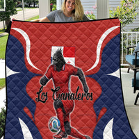 Panama Soccer Los Canaleros Quilt Football Harpy Eagle Mascot