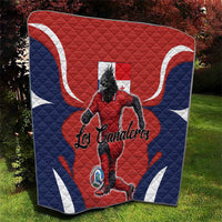 Panama Soccer Los Canaleros Quilt Football Harpy Eagle Mascot