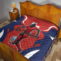 Panama Soccer Los Canaleros Quilt Football Harpy Eagle Mascot