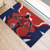 Panama Soccer Los Canaleros Rubber Doormat Football Harpy Eagle Mascot