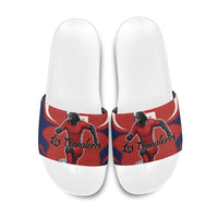 Panama Soccer Los Canaleros Slide Sandals Football Harpy Eagle Mascot