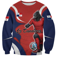 Personalized Panama Soccer Los Canaleros Sweatshirt Football Harpy Eagle Mascot