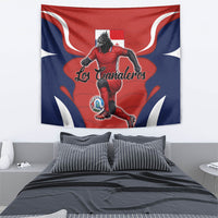 Panama Soccer Los Canaleros Tapestry Football Harpy Eagle Mascot