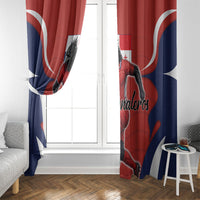 Panama Soccer Los Canaleros Window Curtain Football Harpy Eagle Mascot