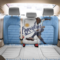 Argentina Football La Seleccion Back Car Seat Cover Argentinian Horse Soccer Mascot Patriotic Grunge