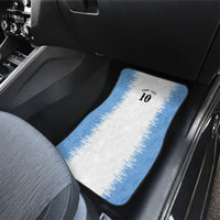 Personalized Argentina Football La Seleccion Car Mats Argentinian Horse Soccer Mascot Patriotic Grunge