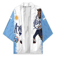 Personalized Argentina Football La Seleccion Kimono Argentinian Horse Soccer Mascot Patriotic Grunge