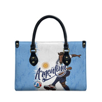 Argentina Football La Seleccion Leather Bag Argentinian Horse Soccer Mascot Patriotic Grunge