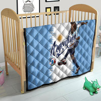 Argentina Football La Seleccion Quilt Argentinian Horse Soccer Mascot Patriotic Grunge