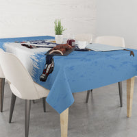 Argentina Football La Seleccion Tablecloth Argentinian Horse Soccer Mascot Patriotic Grunge
