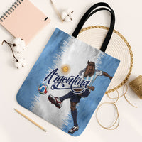 Argentina Football La Seleccion Tote Bag Argentinian Horse Soccer Mascot Patriotic Grunge
