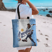 Argentina Football La Seleccion Tote Bag Argentinian Horse Soccer Mascot Patriotic Grunge