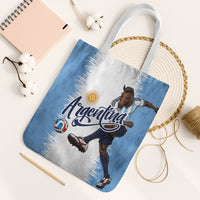 Argentina Football La Seleccion Tote Bag Argentinian Horse Soccer Mascot Patriotic Grunge