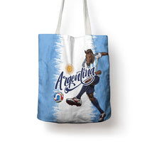 Argentina Football La Seleccion Tote Bag Argentinian Horse Soccer Mascot Patriotic Grunge