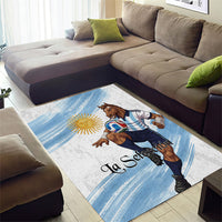Argentina Football Area Rug La Seleccion Horse - Sun Of May