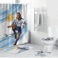Argentina Football Bathroom Set La Seleccion Horse - Sun Of May