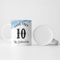 Personalized Argentina Football Ceramic Mug La Seleccion Horse - Sun Of May