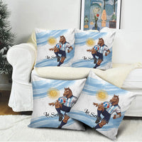 Argentina Football Pillow Cover La Seleccion Horse - Sun Of May