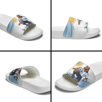 Argentina Football Slide Sandals La Seleccion Horse - Sun Of May