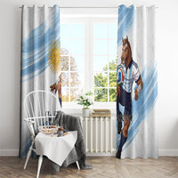 Argentina Football Window Curtain La Seleccion Horse - Sun Of May