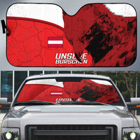 Austria Football Auto Sun Shade Unsere Burschen Eagle Mascot