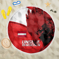 Austria Football Beach Blanket Unsere Burschen Eagle Mascot
